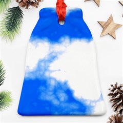 Blue Cloud Bell Ornament (Two Sides) from ArtsNow.com Front