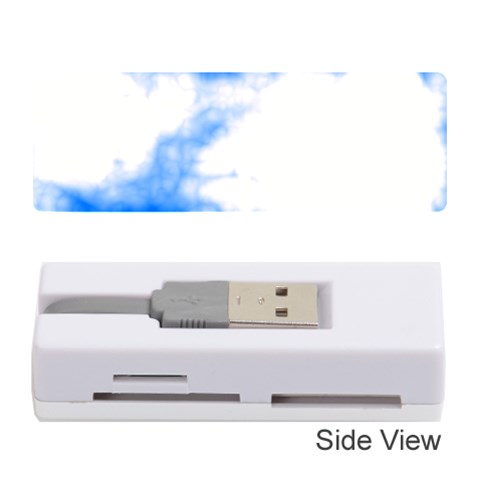 Blue Cloud Memory Card Reader (Stick) from ArtsNow.com Front