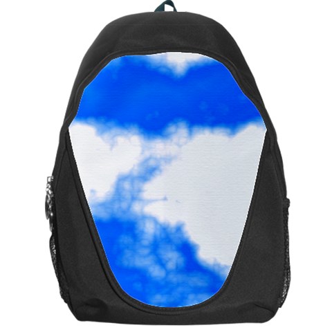 Blue Cloud Backpack Bag from ArtsNow.com Front