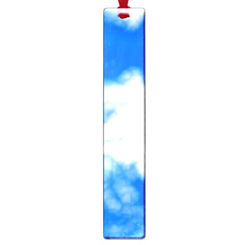 Blue Cloud Large Book Mark from ArtsNow.com Front