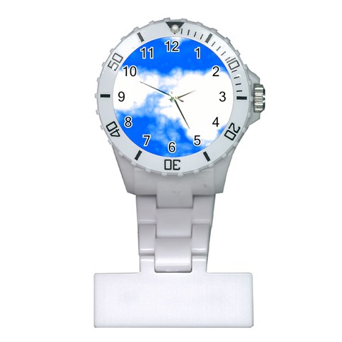 Blue Cloud Plastic Nurses Watch from ArtsNow.com Front