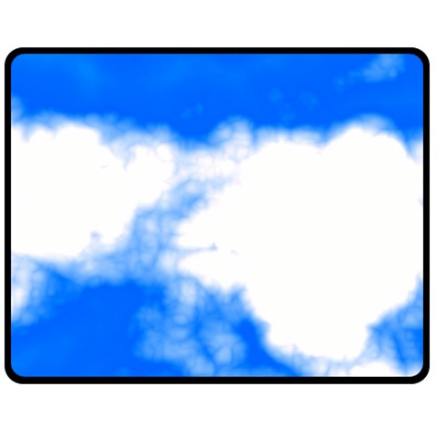 Blue Cloud Double Sided Fleece Blanket (Medium) from ArtsNow.com 58.8 x47.4  Blanket Front