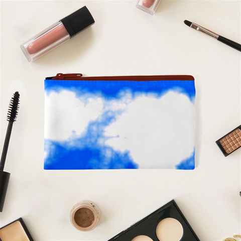 Blue Cloud Cosmetic Bag (XS) from ArtsNow.com Front