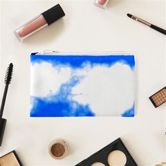 Blue Cloud Cosmetic Bag (XS) from ArtsNow.com Front