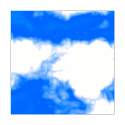 Blue Cloud Square Tapestry (Large) from ArtsNow.com Front