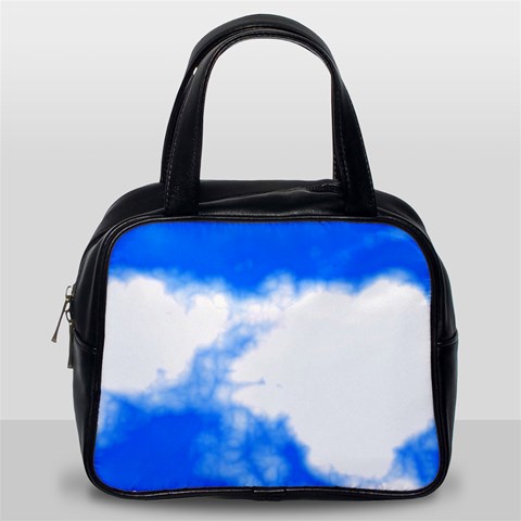 Blue Cloud Classic Handbag (One Side) from ArtsNow.com Front