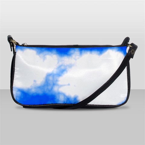 Blue Cloud Shoulder Clutch Bag from ArtsNow.com Front