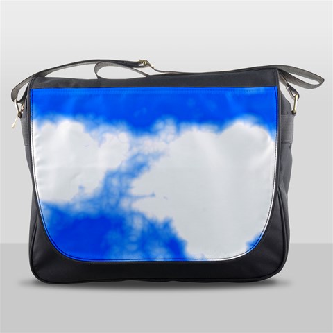 Blue Cloud Messenger Bag from ArtsNow.com Front