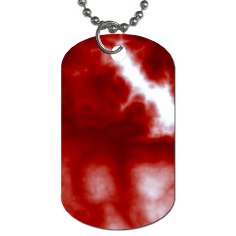 Cherry Cream Sky Dog Tag (Two Sides) from ArtsNow.com Back