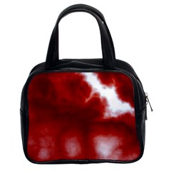 Cherry Cream Sky Classic Handbag (Two Sides) from ArtsNow.com Front