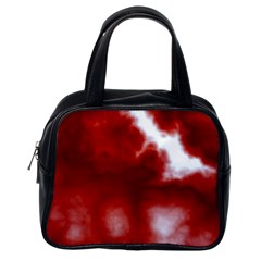 Cherry Cream Sky Classic Handbag (Two Sides) from ArtsNow.com Back