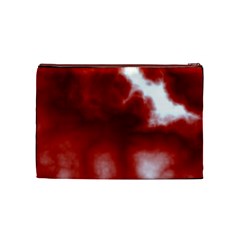 Cherry Cream Sky Cosmetic Bag (Medium) from ArtsNow.com Front