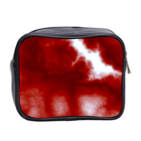 Cherry Cream Sky Mini Toiletries Bag (Two Sides) from ArtsNow.com Back