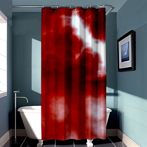 Cherry Cream Sky Shower Curtain 36  x 72  (Stall) from ArtsNow.com Curtain(36 X72 ) - 33.26 x66.24  Curtain(36 X72 )