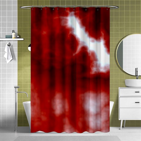 Cherry Cream Sky Shower Curtain 48  x 72  (Small) from ArtsNow.com Curtain(48  X 72 ) - 42.18 x64.8  Curtain(48  X 72 )