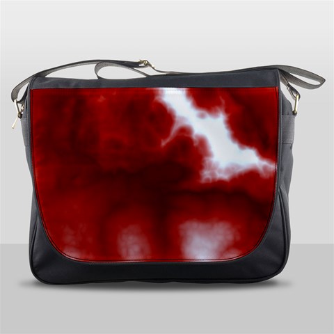 Cherry Cream Sky Messenger Bag from ArtsNow.com Front