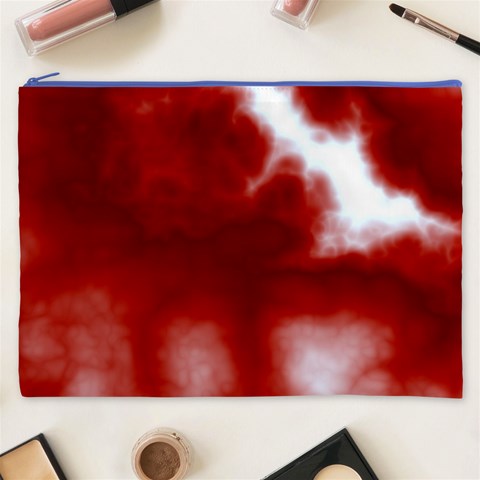 Cherry Cream Sky Cosmetic Bag (XXXL) from ArtsNow.com Front