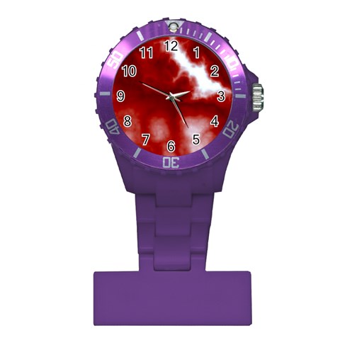 Cherry Cream Sky Plastic Nurses Watch from ArtsNow.com Front