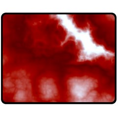 Cherry Cream Sky Double Sided Fleece Blanket (Medium) from ArtsNow.com 58.8 x47.4  Blanket Back