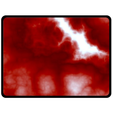 Cherry Cream Sky Double Sided Fleece Blanket (Large) from ArtsNow.com 80 x60  Blanket Back