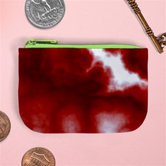 Cherry Cream Sky Mini Coin Purse from ArtsNow.com Front