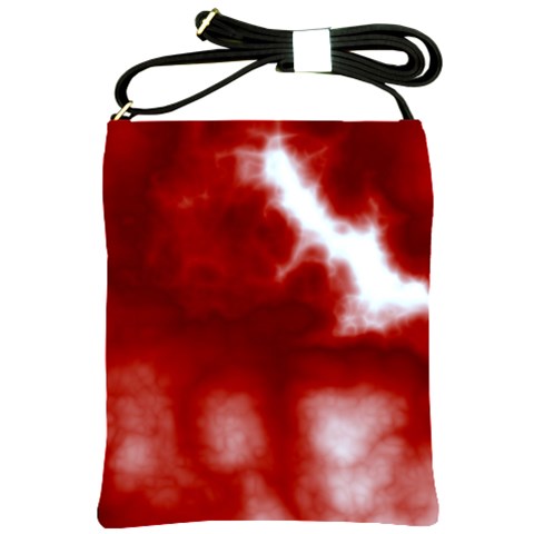 Cherry Cream Sky Shoulder Sling Bag from ArtsNow.com Front