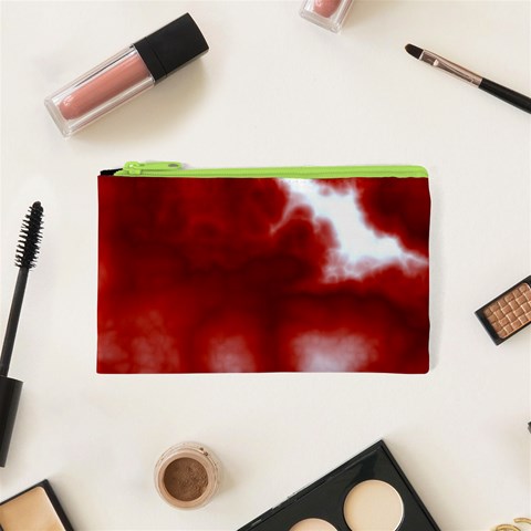 Cherry Cream Sky Cosmetic Bag (XS) from ArtsNow.com Front