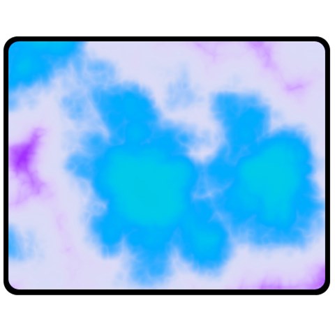 Blue And Purple Clouds Fleece Blanket (Medium) from ArtsNow.com 60 x50  Blanket Front