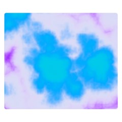 Blue And Purple Clouds Double Sided Flano Blanket (Small) from ArtsNow.com 50 x40  Blanket Front