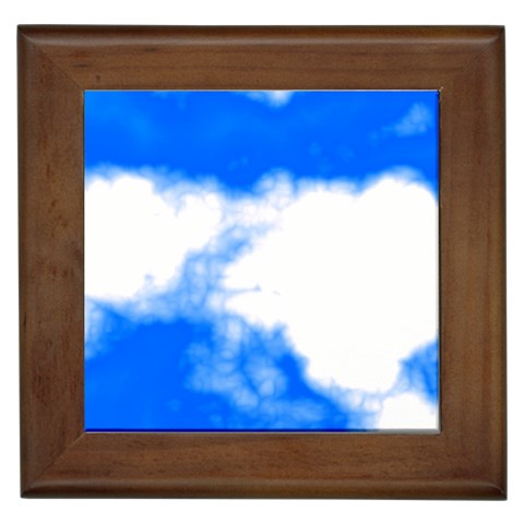 Blue Cloud Framed Tile from ArtsNow.com Front