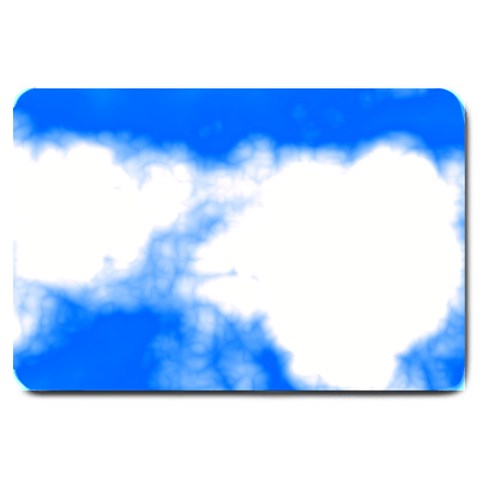 Blue Cloud Large Doormat from ArtsNow.com 30 x20  Door Mat