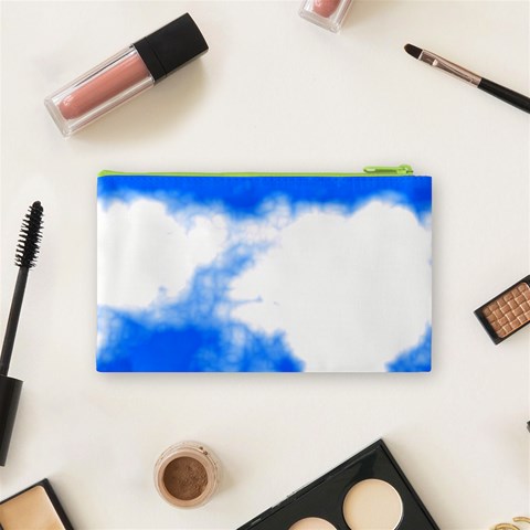 Blue Cloud Cosmetic Bag (Small) from ArtsNow.com Back