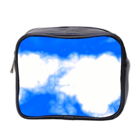 Blue Cloud Mini Toiletries Bag (Two Sides) from ArtsNow.com Front