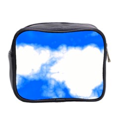 Blue Cloud Mini Toiletries Bag (Two Sides) from ArtsNow.com Back