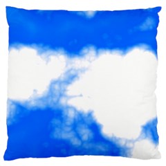 Blue Cloud Large Cushion Case (Two Sides) from ArtsNow.com Front