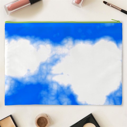 Blue Cloud Cosmetic Bag (XXXL) from ArtsNow.com Back