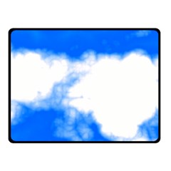 Blue Cloud Double Sided Fleece Blanket (Small) from ArtsNow.com 45 x34  Blanket Back