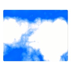 Blue Cloud Double Sided Flano Blanket (Large) from ArtsNow.com Blanket Back