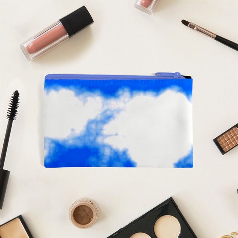 Blue Cloud Cosmetic Bag (XS) from ArtsNow.com Back