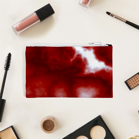 Cherry Cream Sky Cosmetic Bag (XS) from ArtsNow.com Back