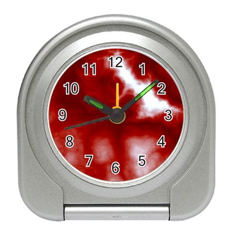 Cherry Cream Sky Travel Alarm Clock from ArtsNow.com Front