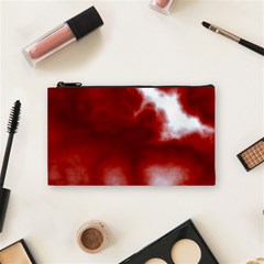 Cherry Cream Sky Cosmetic Bag (Small) from ArtsNow.com Front