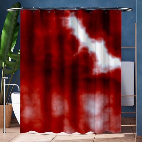 Cherry Cream Sky Shower Curtain 60  x 72  (Medium) from ArtsNow.com 60 x72  Curtain