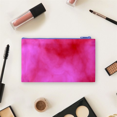 Pink Clouds Cosmetic Bag (Small) from ArtsNow.com Back