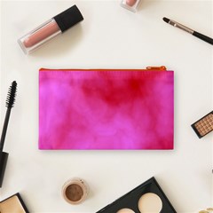 Pink Clouds Cosmetic Bag (Small) from ArtsNow.com Back