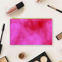 Pink Clouds Cosmetic Bag (Medium) from ArtsNow.com Front