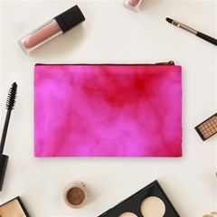 Pink Clouds Cosmetic Bag (Medium) from ArtsNow.com Back