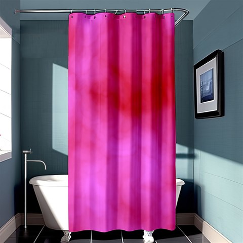 Pink Clouds Shower Curtain 36  x 72  (Stall) from ArtsNow.com Curtain(36 X72 ) - 33.26 x66.24  Curtain(36 X72 )