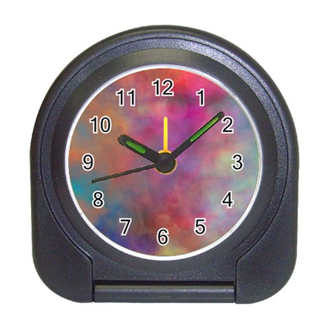 Rainbow Clouds Travel Alarm Clock from ArtsNow.com Front