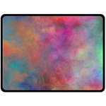 Rainbow Clouds Fleece Blanket (Large)